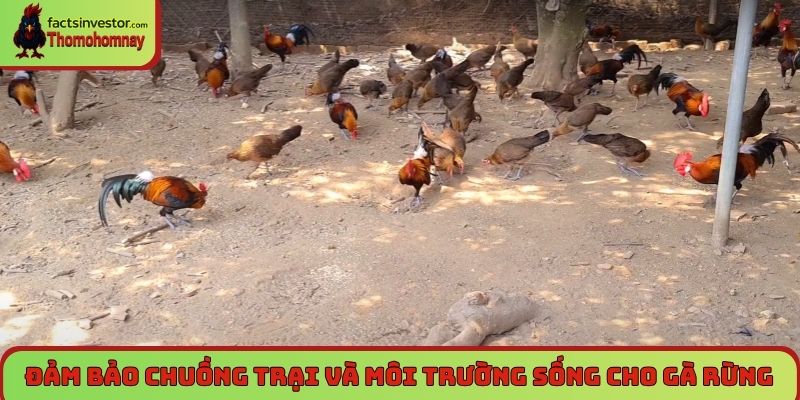 Nuôi gà rừng - Bí quyết thành công cho người mới bắt đầu 6 Đảm bảo chuồng trại và môi trường sống cho gà rừng