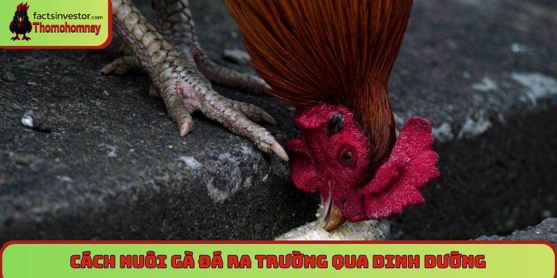 Nuôi gà đá ra trường - Bí quyết vỗ béo, tăng lực sung mãn 5 Cách nuôi gà đá ra trường qua dinh dưỡng
